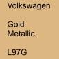 Preview: Volkswagen, Gold Metallic, L97G.